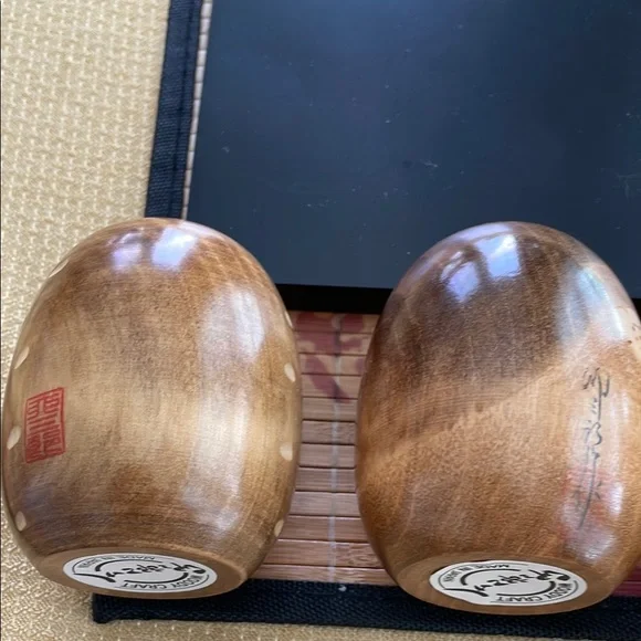 Handcrafted Wooden Kokeshi Dolls Set - The four seasons with stand. - Picture 12 of 16